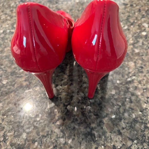 Guess open toes high heels shoes RED - Picture 7 of 8